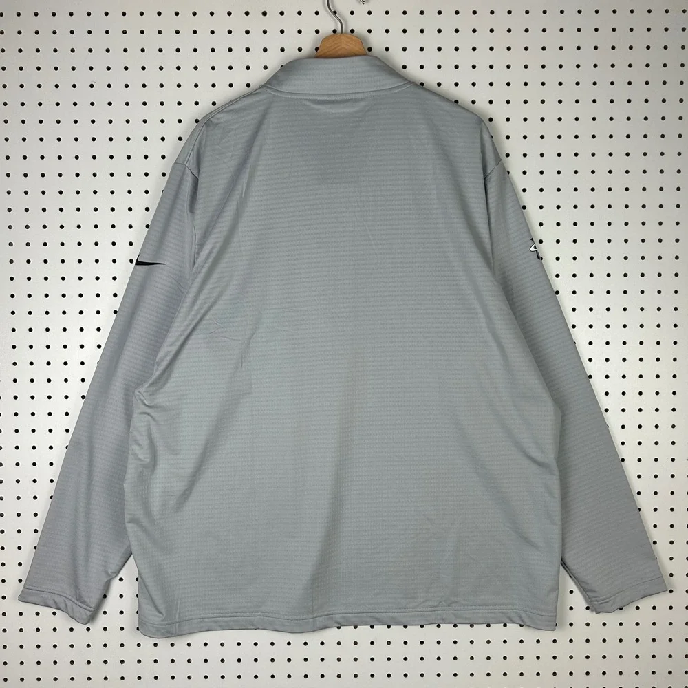 Nike Memphis Tigers Basketball 1 Cent Quarter Zip 3XL Grey Sideline Coach Penny